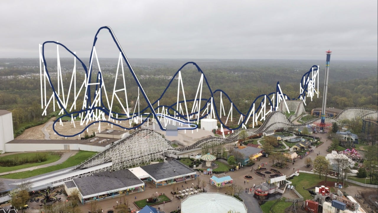 Les montagnes russes de New Kings Island