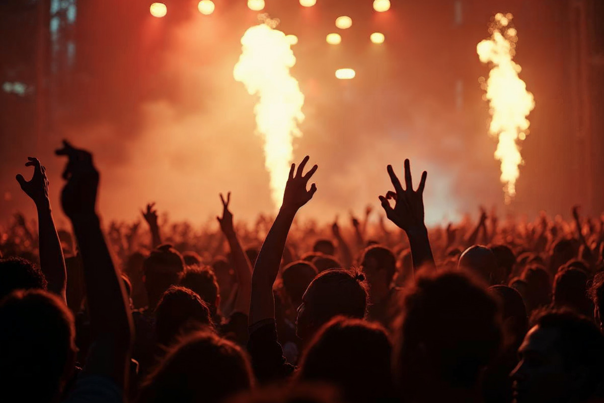 Un phénomène de masse qui dépasse le simple concert Un phénomène de masse qui dépasse le simple concert